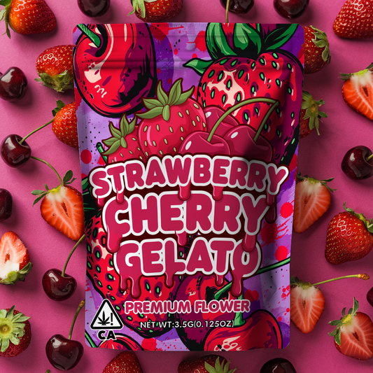 Strawberry Cherry Gelato (Digital Bag Template)