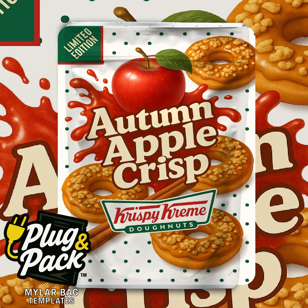 Apple Crisp Donut (Digital Bag Template)
