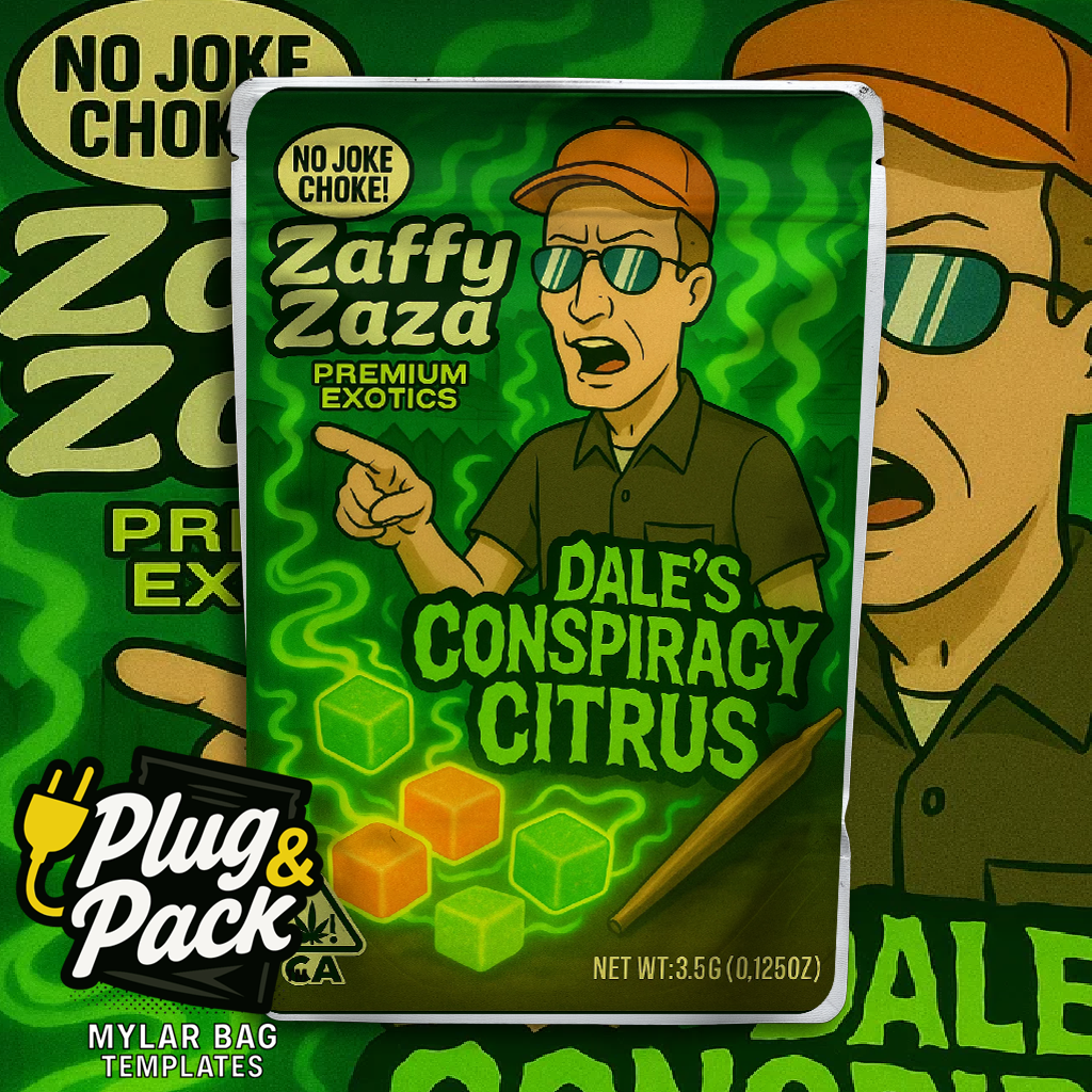 Zaffy Zaza Conspiracy Citrus (Digital Bag Template)