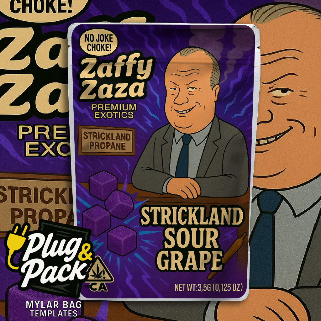 Zaffy Zaza Strickland Sour Grape (Digital Bag Template)